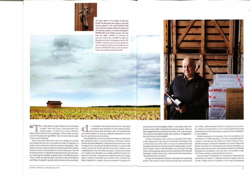 Page 2 de l’article, Air Canada enRoute